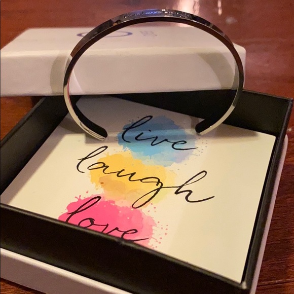 Ores Live Love Laugh Cuff Bangle - Picture 5 of 8